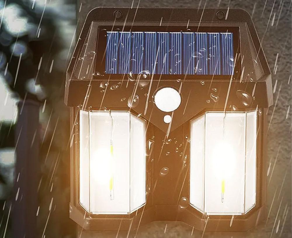 Уличный фонарь Solar Wall Lamp CB-228 с солнечной панелью и датчиком движения (234567685) - фото 6 Уличный фонарь Solar Wall Lamp CB-228 с солнечной панелью и датчиком движения (234567685) - фото 6