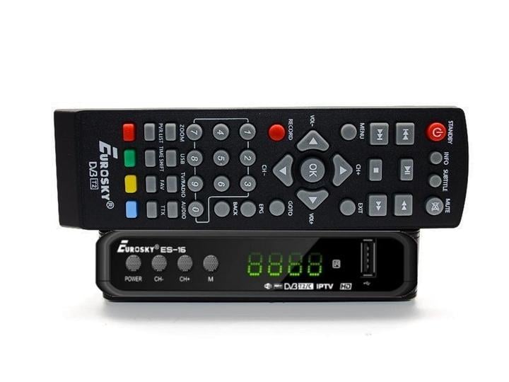 Тюнер Eurosky ES-16 с функциями медиаплеера и IPTV/WebTV