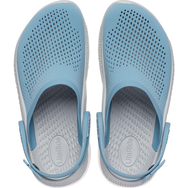 Сабо Crocs LiteRide 360 Clog M12 р. 45 29,5 см Blue Stee/Microchip (206708) - фото 4