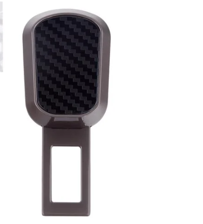 Заглушка ремня безопасности металл 1 шт. Silver/Carbon