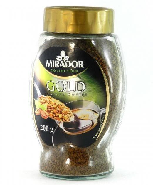 Кава розчинна сублімована Mirador Gold 200 г