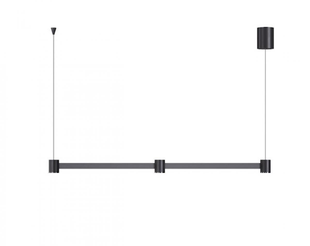 Светильник подвесной Kloodi Deco PE-LOTUS800 10W 3K BK Черный (11877421)