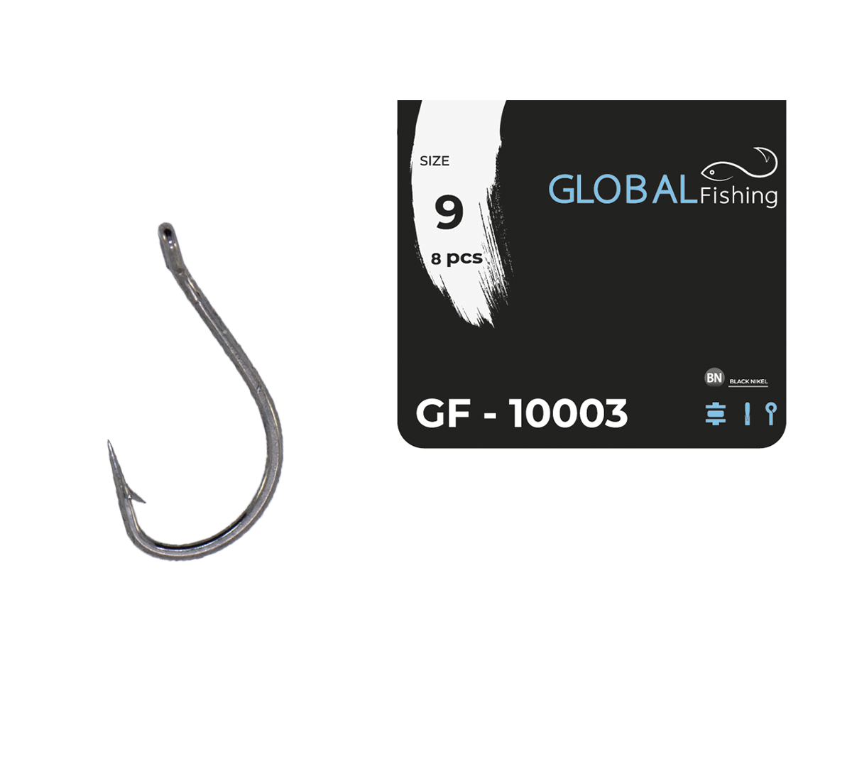 Крючок Global Fishing GF-10003 №9 (1646887686)