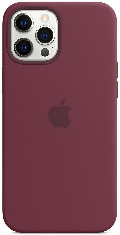 Чохол силіконовий оригінальний Silicone Case with MagSafe для Apple Iphone 12 Pro Max (6.7") Plum - фото 6