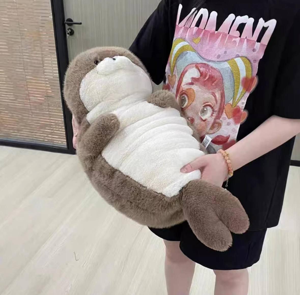 Мягкая игрушка обнимашка Морской лев 40 см (2644923860) - фото 5 Мягкая игрушка обнимашка Морской лев 40 см (2644923860) - фото 5