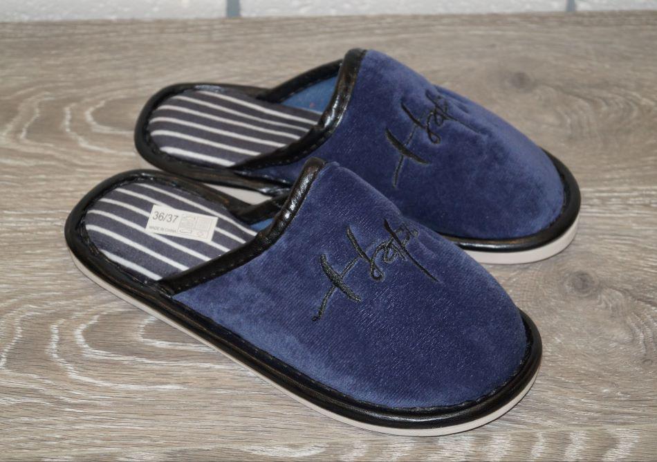 Тапочки комнатные Elmob 40/41 р. 25 см Синий (30126-4041) - фото 3