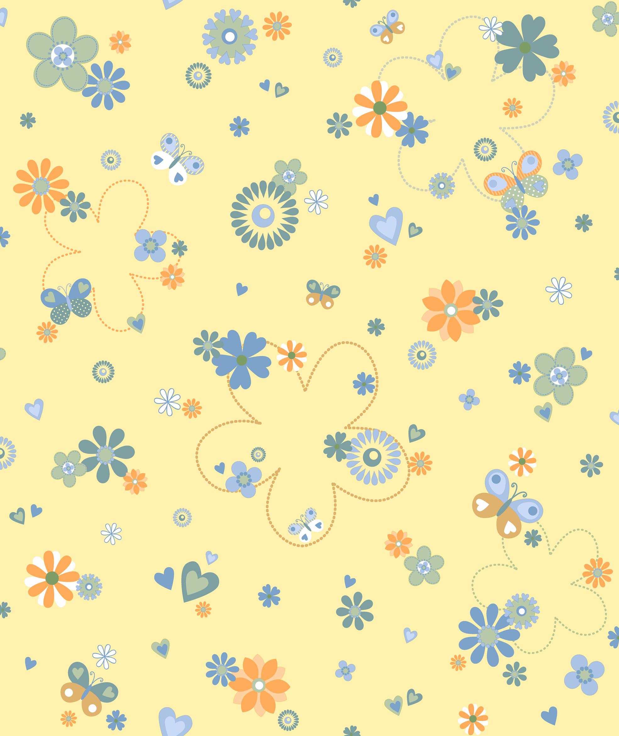 Шпалери дитячі паперові ICH Coconet Жовтий (563-2)