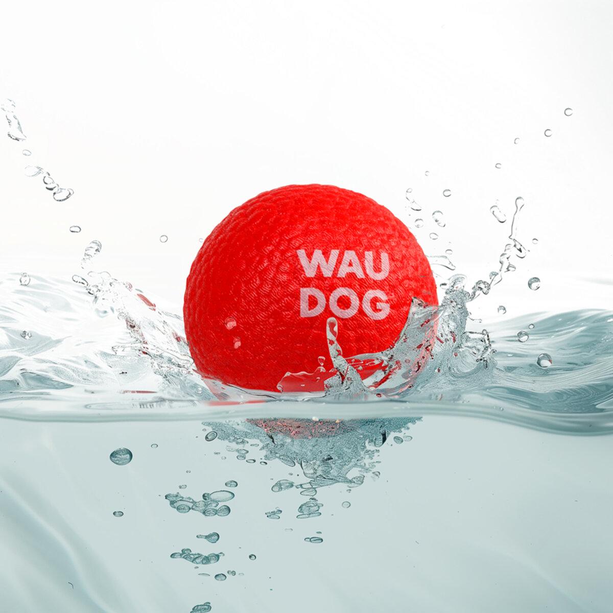 Игрушка для собак WAUDOG Fun Red Ball термопластичный полиуретан 70 мм (25881232) - фото 4