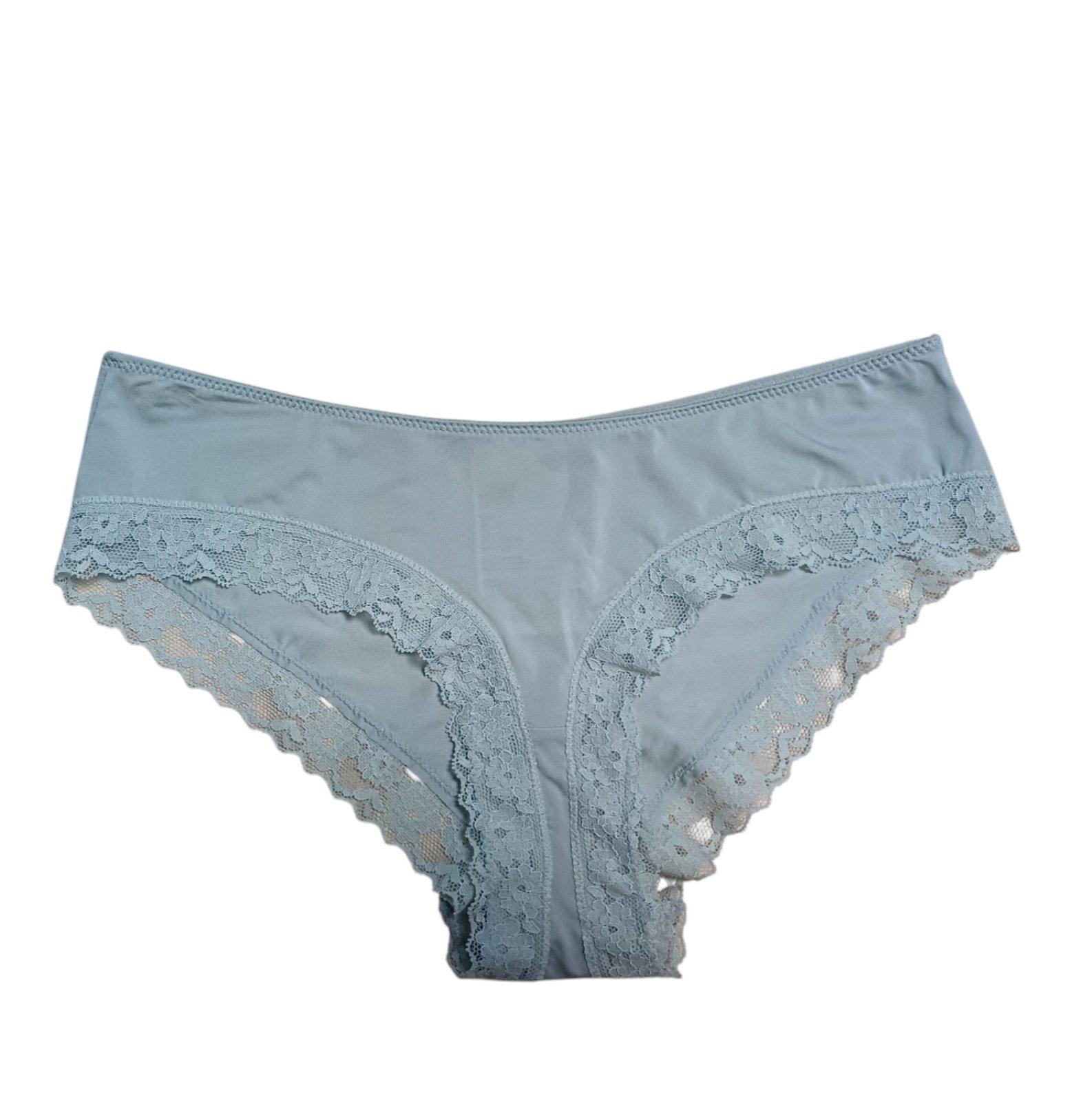 Трусики с кружевом S Светло-бирюзовый (10506095wer)