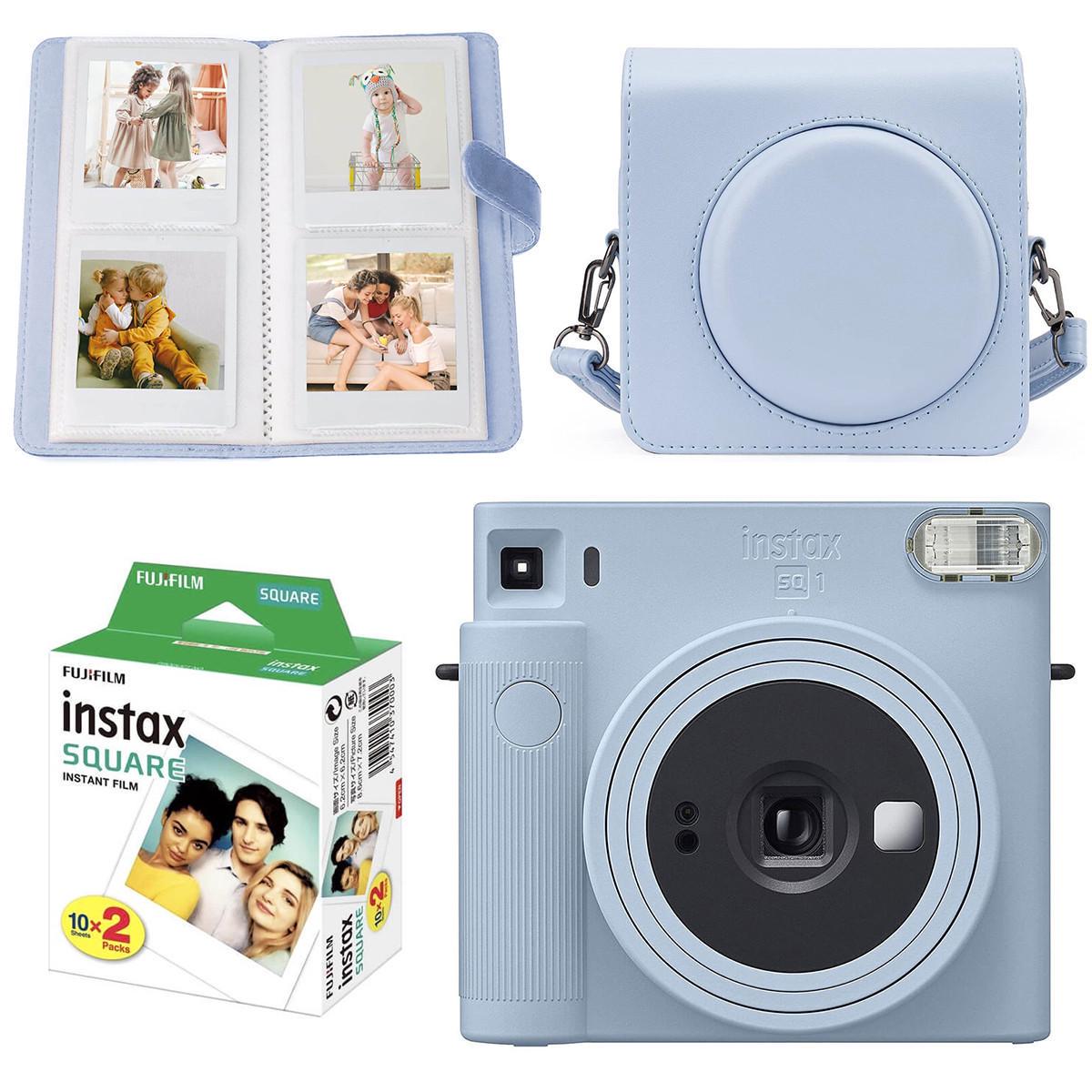 Подарунковий набір Fujifilm Instax Square SQ1 фотопапір 20 шт./чохол/фотоальбом 80 фото Блакитний - фото 1 Подарунковий набір Fujifilm Instax Square SQ1 фотопапір 20 шт./чохол/фотоальбом 80 фото Блакитний - фото 1
