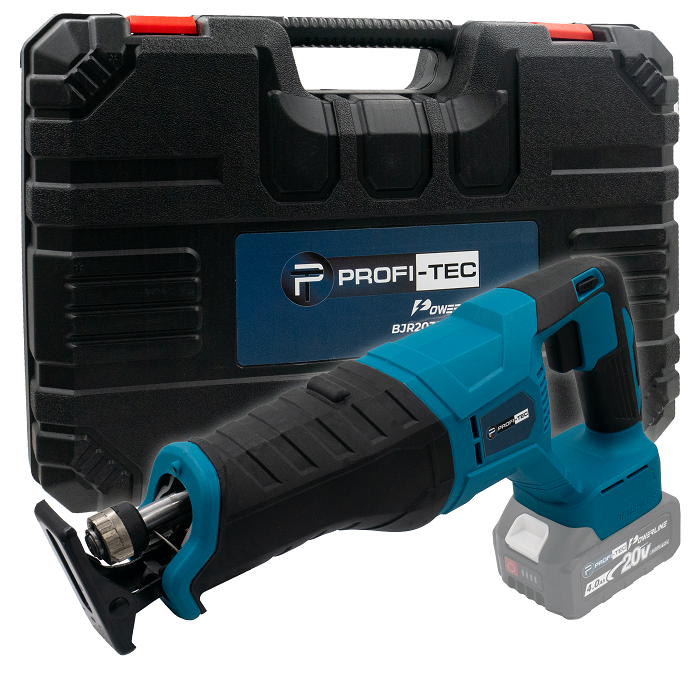 Пила шабельна акумуляторна PROFI-TEC BJR2032BL 20V Professional без акумуляторів та зарядного пристрою (005710)