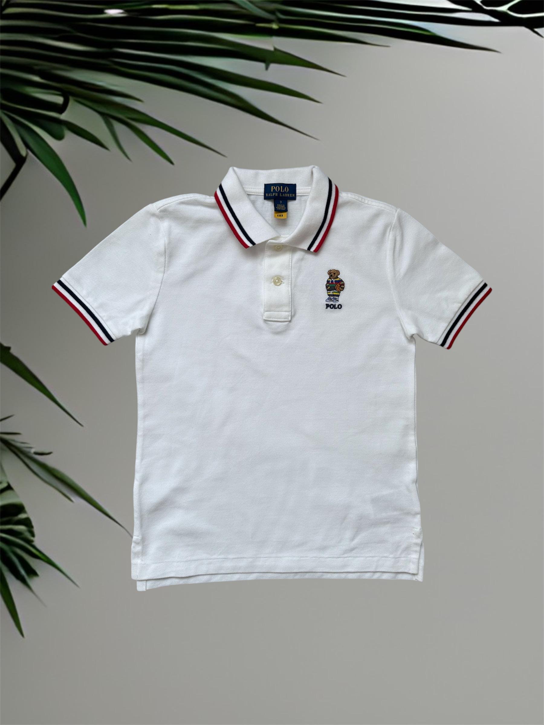 Поло Polo Ralph Lauren 7 років 130 см Білий (00130064)