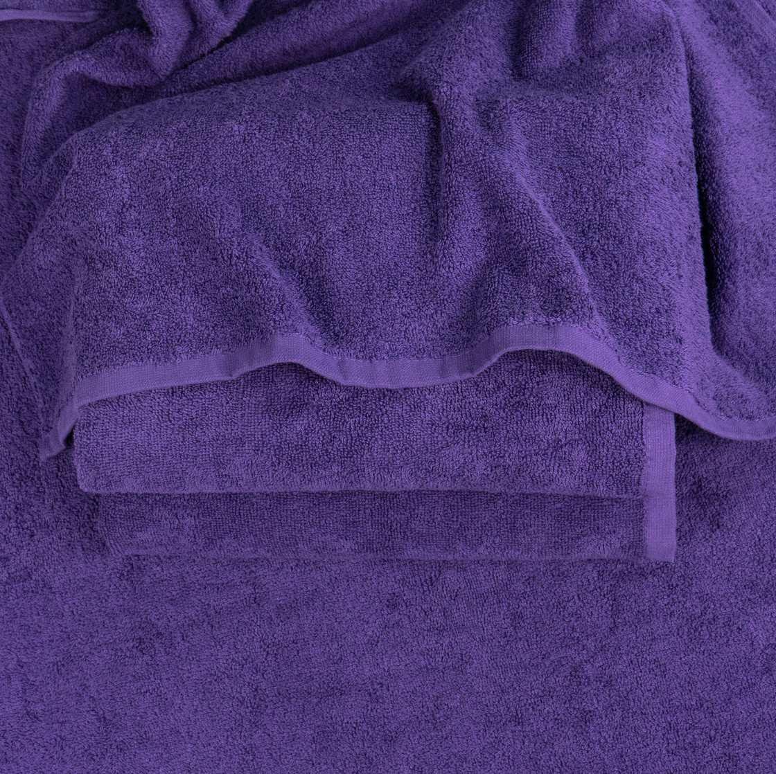 Набор полотенец махровых GM Textile 50х90 см/70х140 см 2 шт. Фиолетовый (400k140i90-Fiolet) - фото 6 Набор полотенец махровых GM Textile 50х90 см/70х140 см 2 шт. Фиолетовый (400k140i90-Fiolet) - фото 6