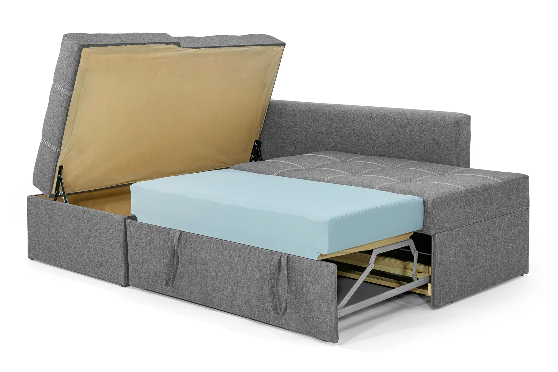 Диван угловой Франклин 225х165 см Серый (28118881) - фото 6