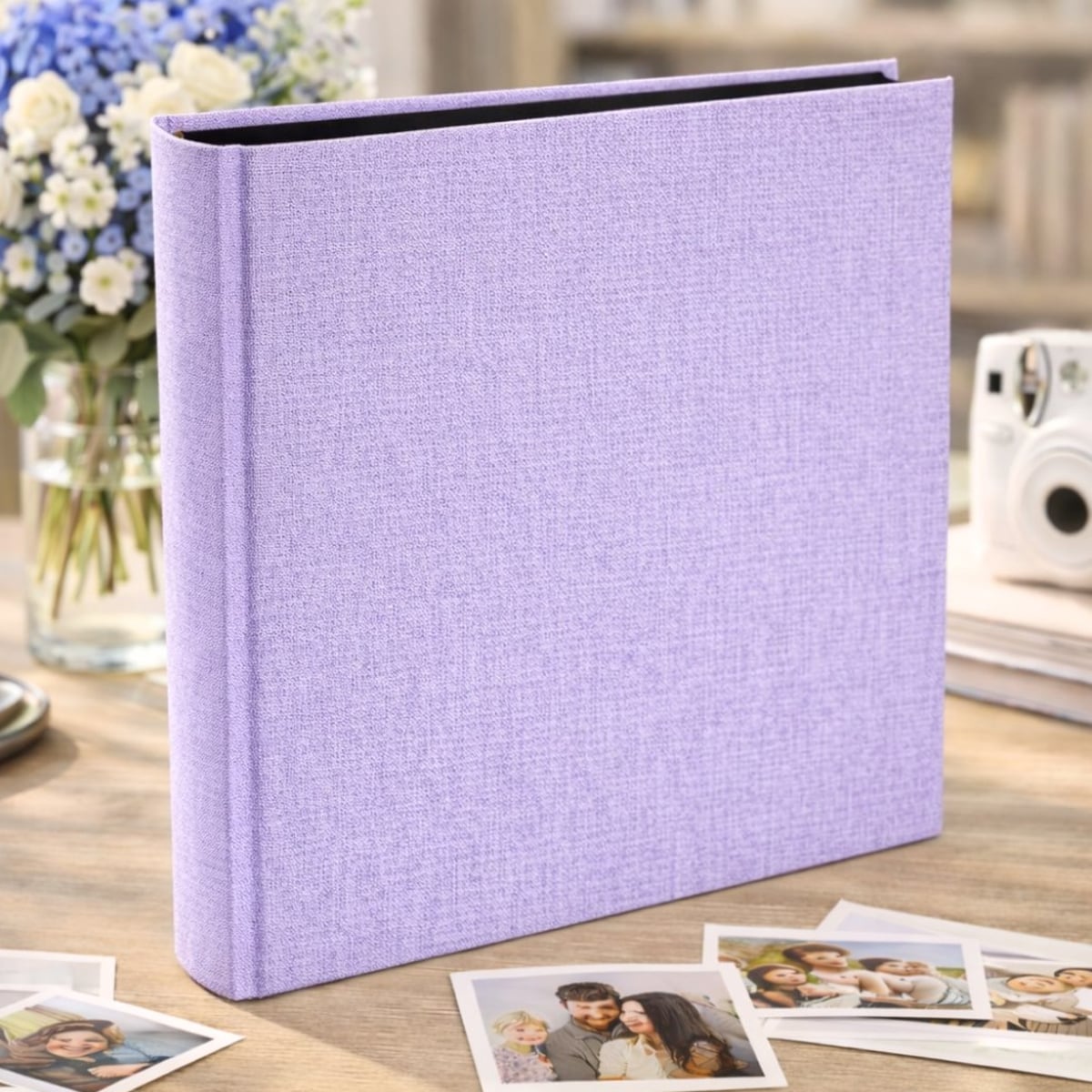 Фотоальбом Gedeon DBCL50 LINEN LAVENDER B 100 черных с. 29x32 см
