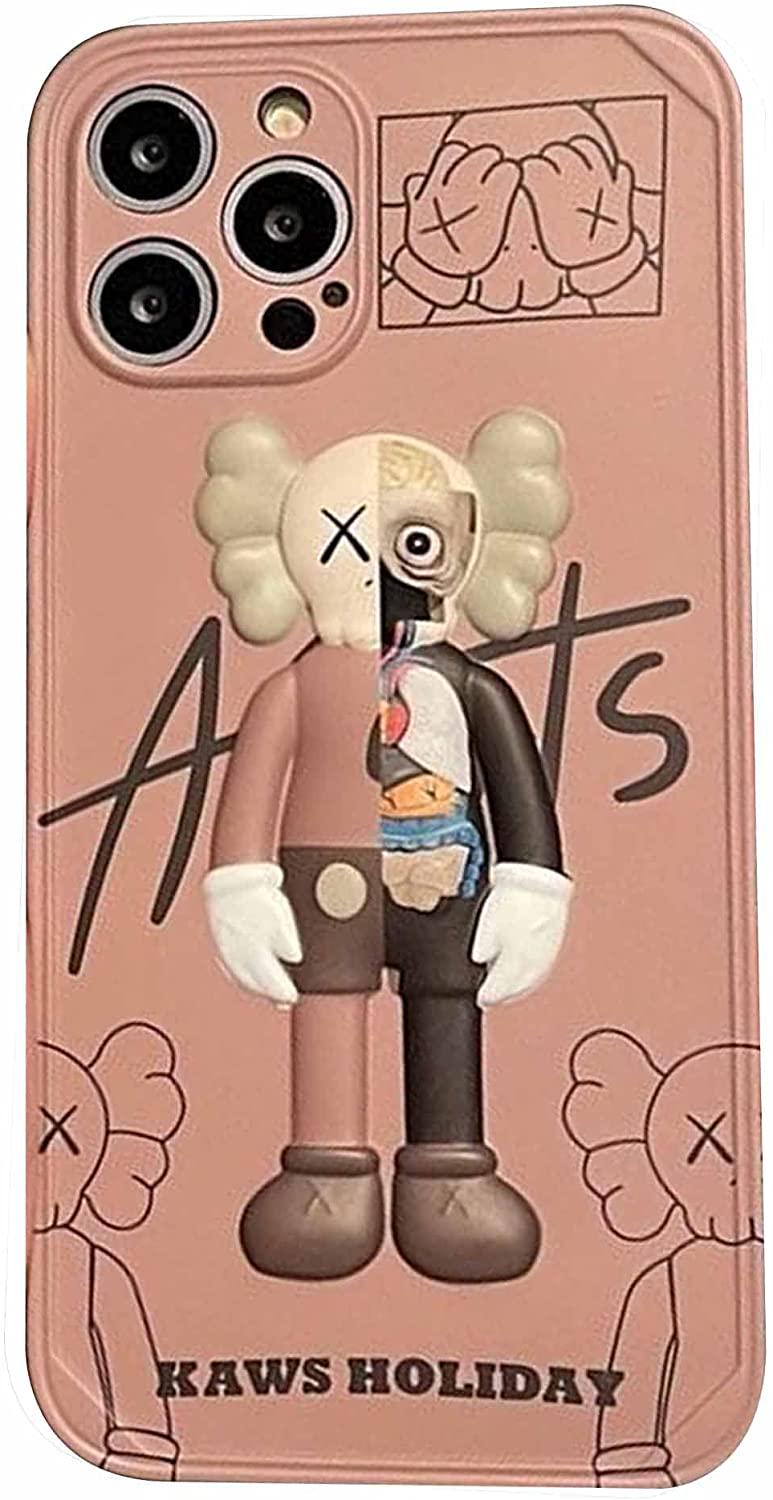 Чехол для iPhone 12 Pro Kaws Holiday Коричневый