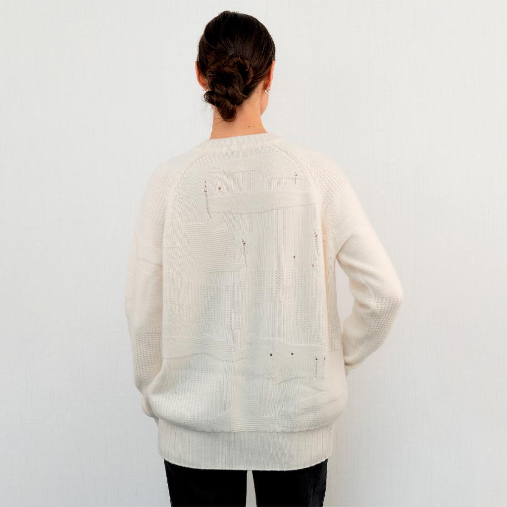 Светр жіночий повсякденний Loro Piana M Білий (2797308619) - фото 3 Светр жіночий повсякденний Loro Piana M Білий (2797308619) - фото 3