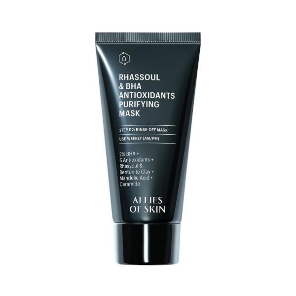Маска очищающая для лица Allies of Skin Rhassoul & BHA Antioxidants Purifying Mask 50 мл