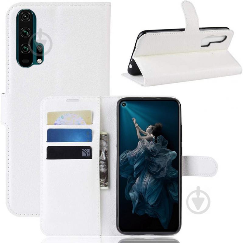 Чехол-книжка Litchie Wallet для Honor 20 Pro White (hub_Usnu52063) - фото 2