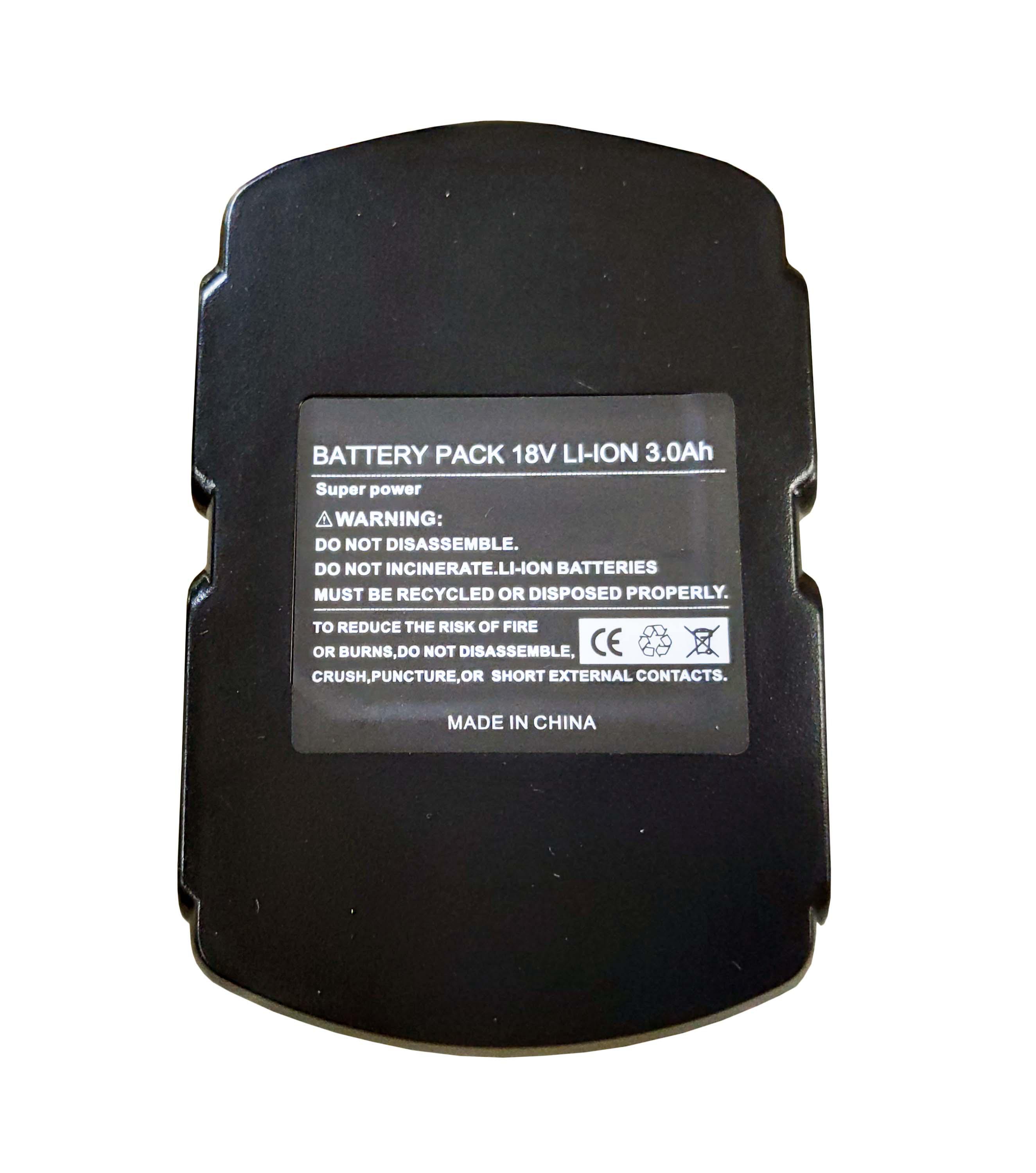 Акумулятор для шуруповерту Hitachi EB 1826HL CJ18DL 3.0Ah 18V Ni-Cd Чорний - фото 2