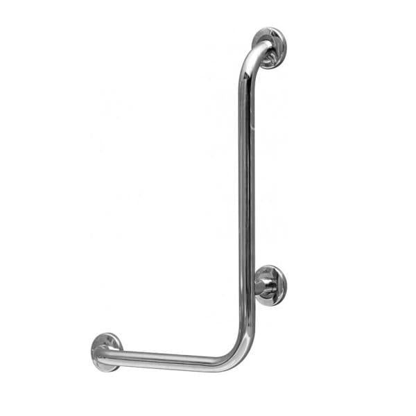 Поручень для ванной Cersanit Etiuda угловой левый нержавеющая сталь Хром (K97-032)