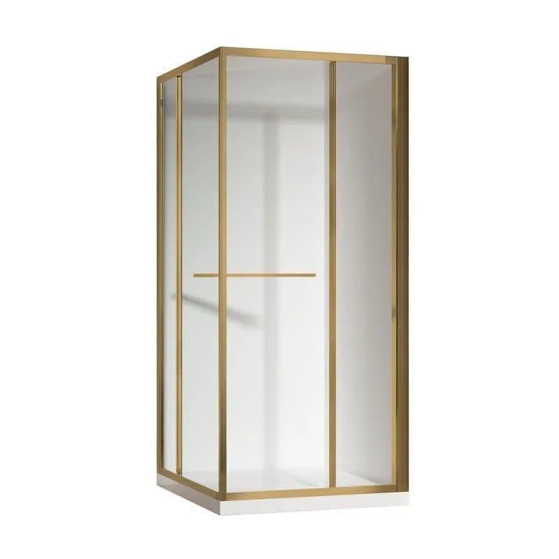 Душевая кабина Koer SR SC09 200x90x90 см стекло 6 мм без поддона золото матовое (KR5771)