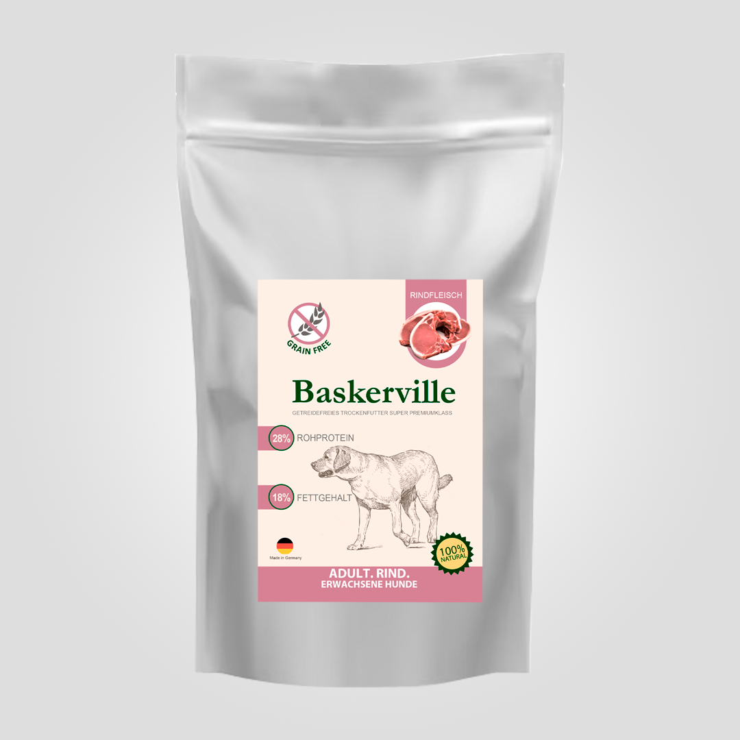 Корм сухий беззерновий для дорослих собак Baskerville Grain Free Dog Beef 1 кг (25985448) Корм сухий беззерновий для дорослих собак Baskerville Grain Free Dog Beef 1 кг (25985448)