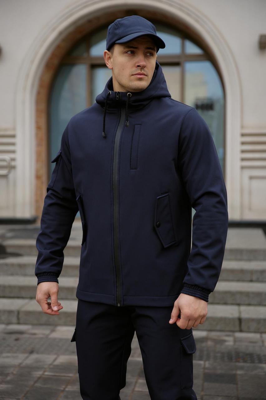 Куртка мужская Soft Shell Intruder S Синий (3187255147)