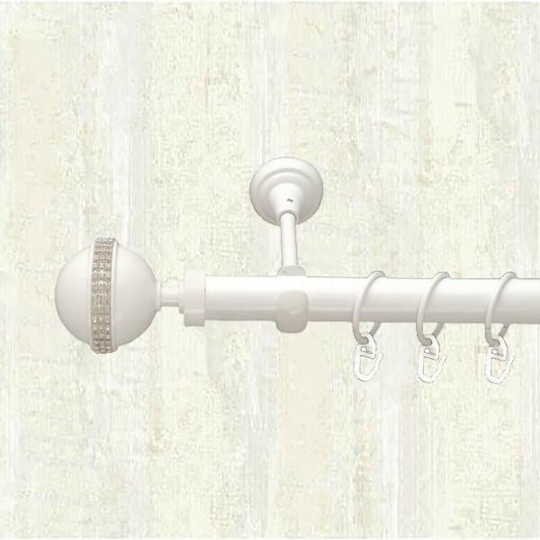 Карниз для штор Orvit Авея однорядний 25 мм 160 см Арктик (000-6146)