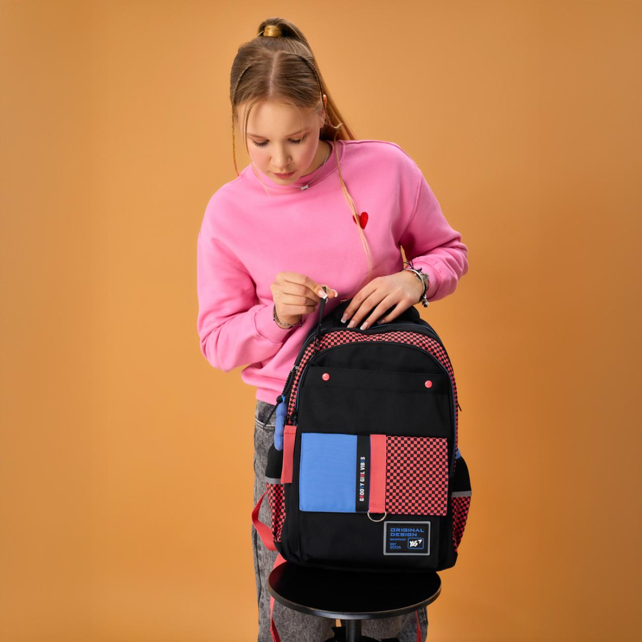 Шкільний рюкзак YES Groovy Girl TS-48 з ортопедичною спинкою (559922) - фото 3 Шкільний рюкзак YES Groovy Girl TS-48 з ортопедичною спинкою (559922) - фото 3