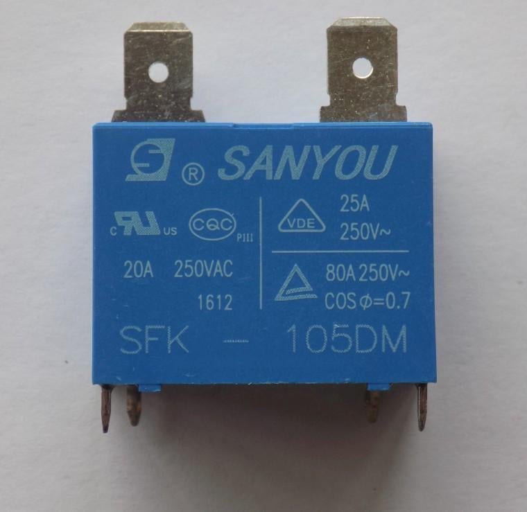 Реле SFK-105DM SFK105DM HF102F-T-5VDC HF102F-5VDC 20A 250V катушка 5V (15333)
