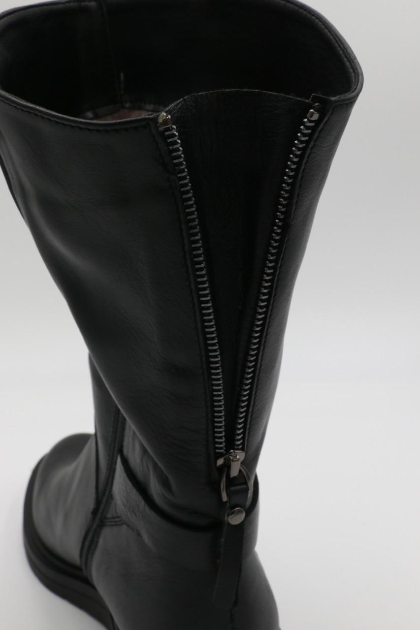 Сапоги женские зимние Pandora кожаные р. 39 Черный (3068) - фото 9