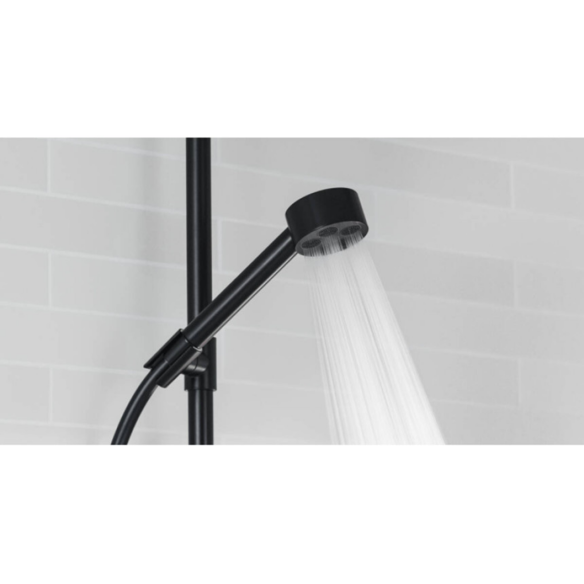 Лейка для душа Axor One 48651340 пластик Черный Хром (ANT-92835) - фото 2 Лейка для душа Axor One 48651340 пластик Черный Хром (ANT-92835) - фото 2