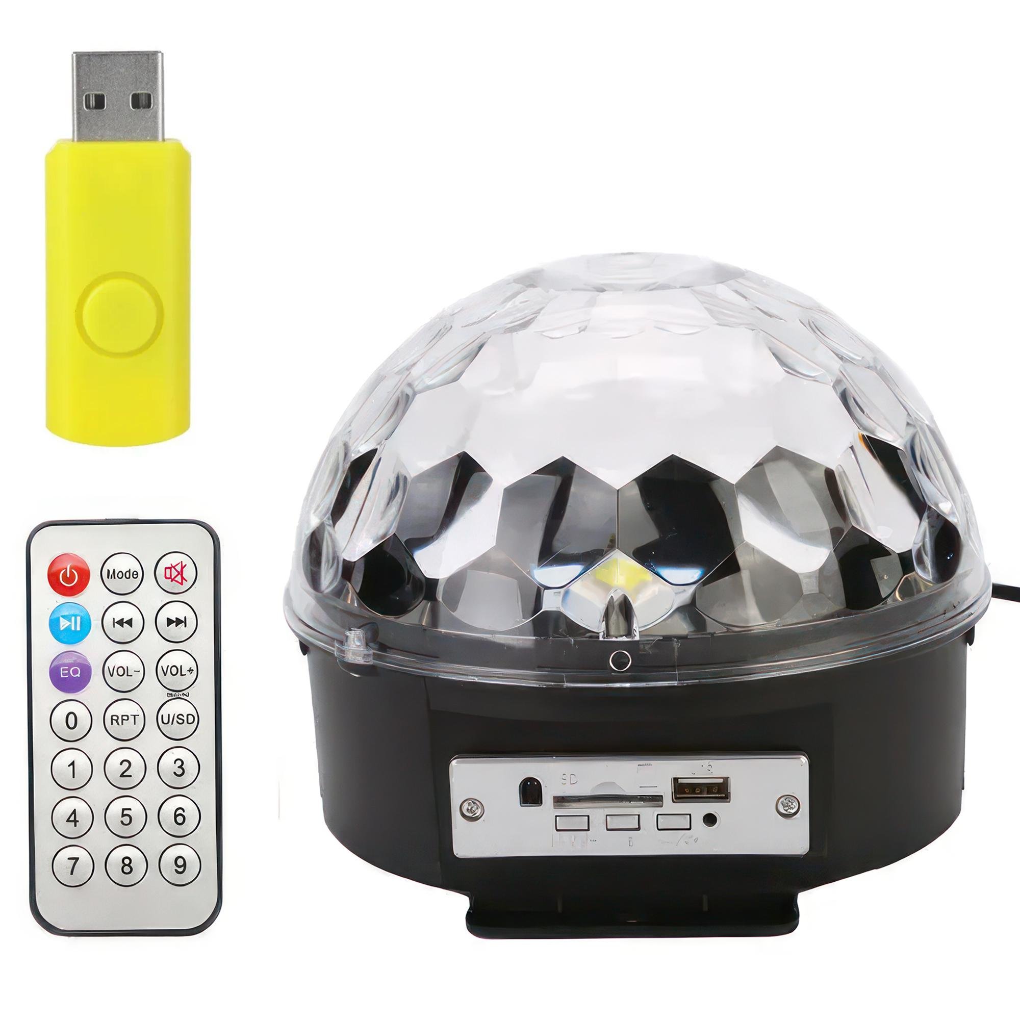 Светодиодный диско шар Magic Ball Music MP3 плеер с Bluetooth (V-212)