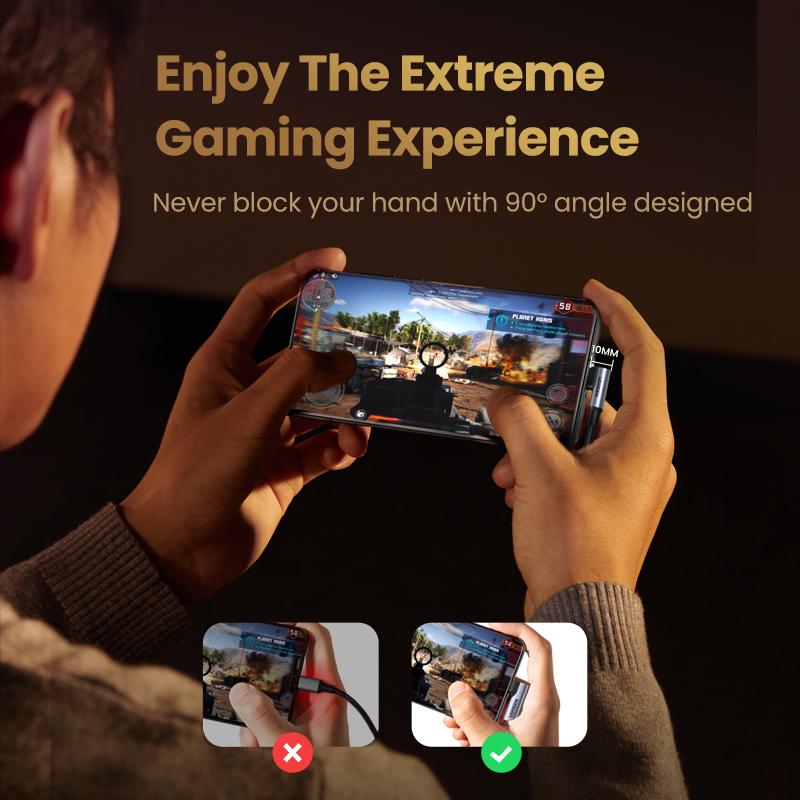 Кабель кутовий UGREEN US334 100W 5A QC4.0 PD Type-C to Type-C Angled Braided Cable 2 м Чорний (70645) - фото 4 Кабель кутовий UGREEN US334 100W 5A QC4.0 PD Type-C to Type-C Angled Braided Cable 2 м Чорний (70645) - фото 4