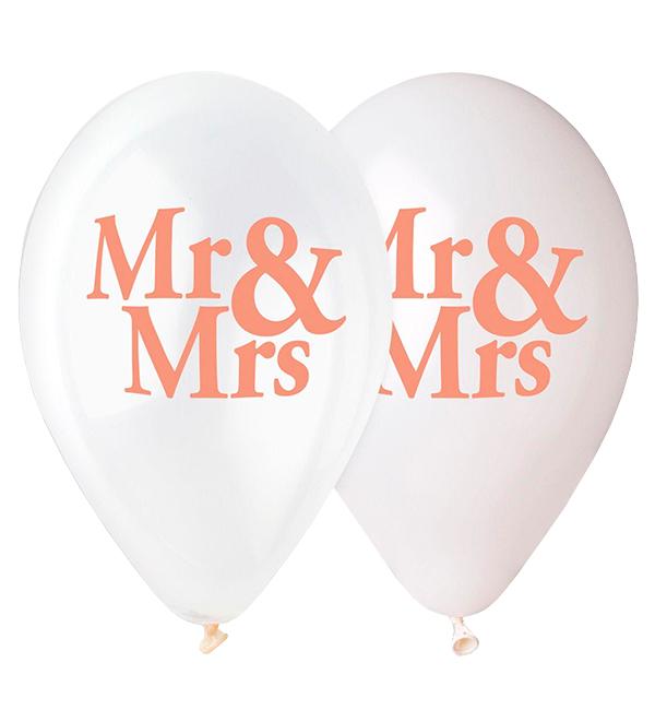 Воздушные шарики Mr&Mrs Ø 30 см 10 шт.