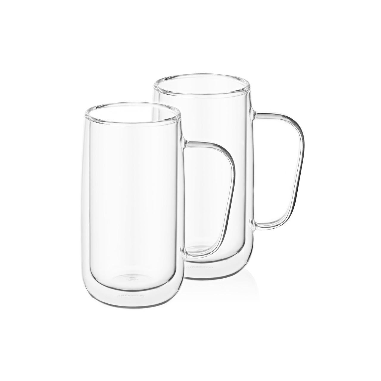 Чашки с двойным стеклом и ручками Ardesto 400 мл 2 шт. (iz16175)