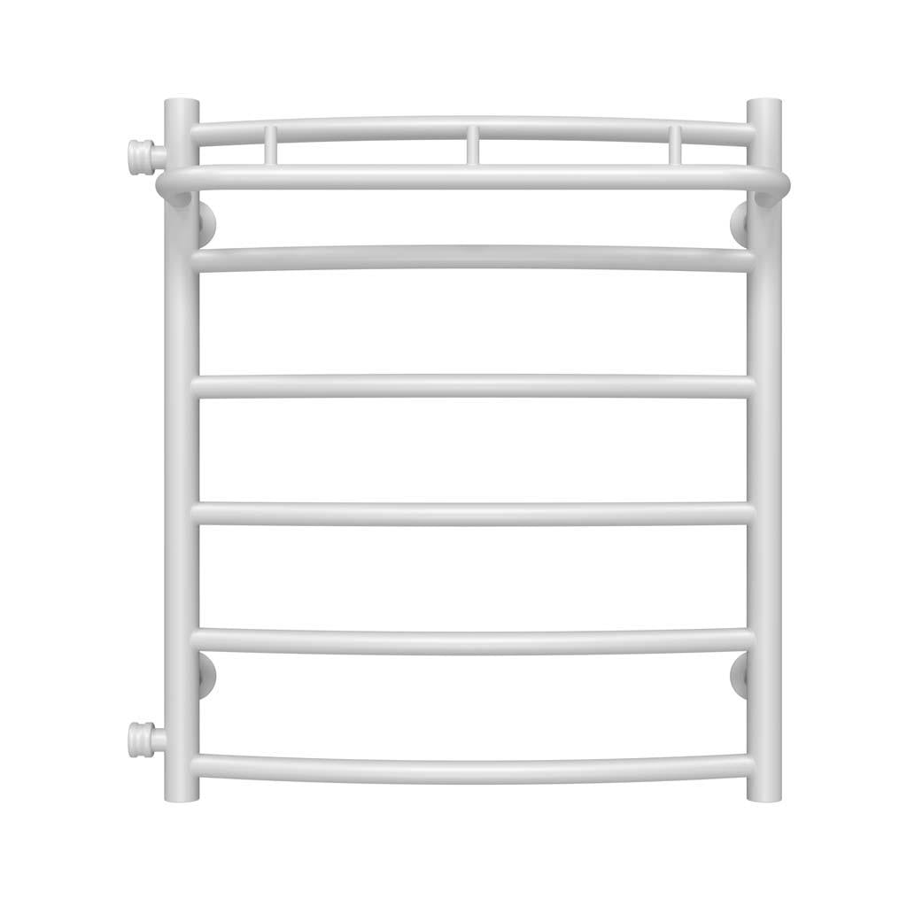 Рушникосушарка водяна Deffi Класік N П6 бокове ліве підключення нержавіюча сталь 500х600 мм Білий (C.KN.60.50.6.W.B)