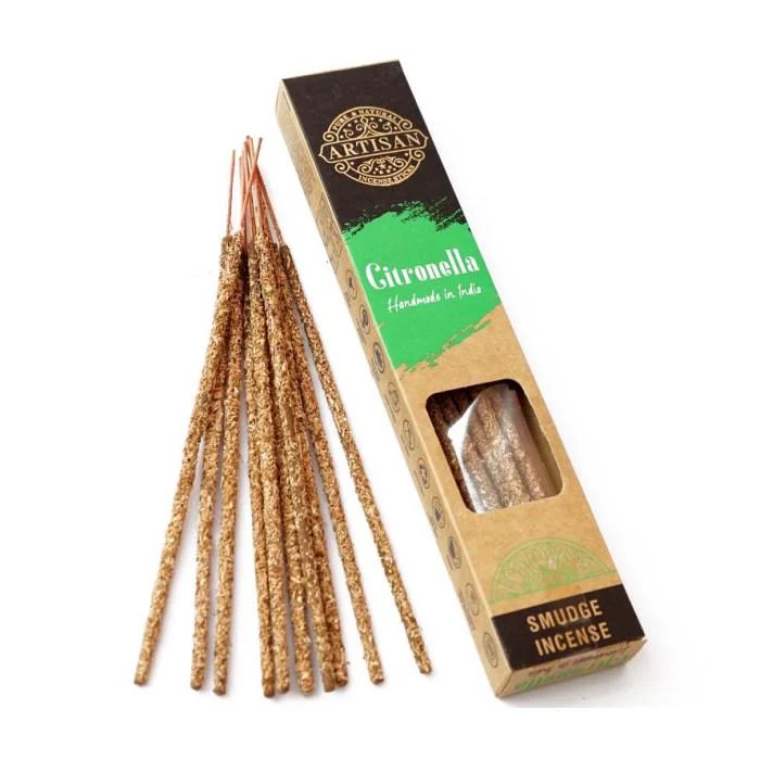 Аромапалочки Raj Artisan Smudge incense Citronella (9130937)