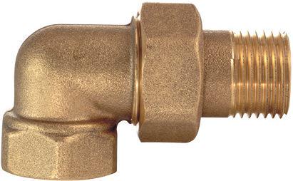 Фітинг з'єднувальний кутовий IVR латунний 2" (131520010)