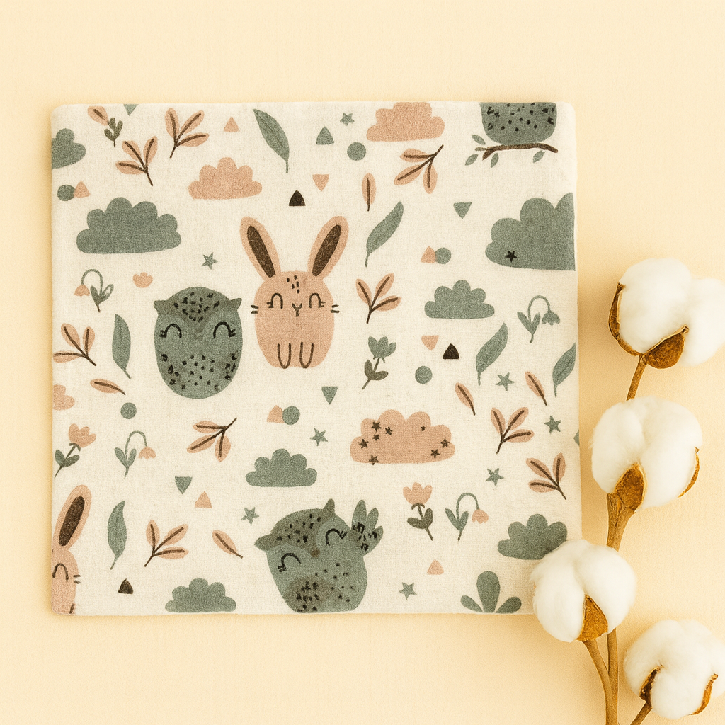 Пелюшка дитяча BST Тваринки фланелева бавовняна 90х110 (2745658144)