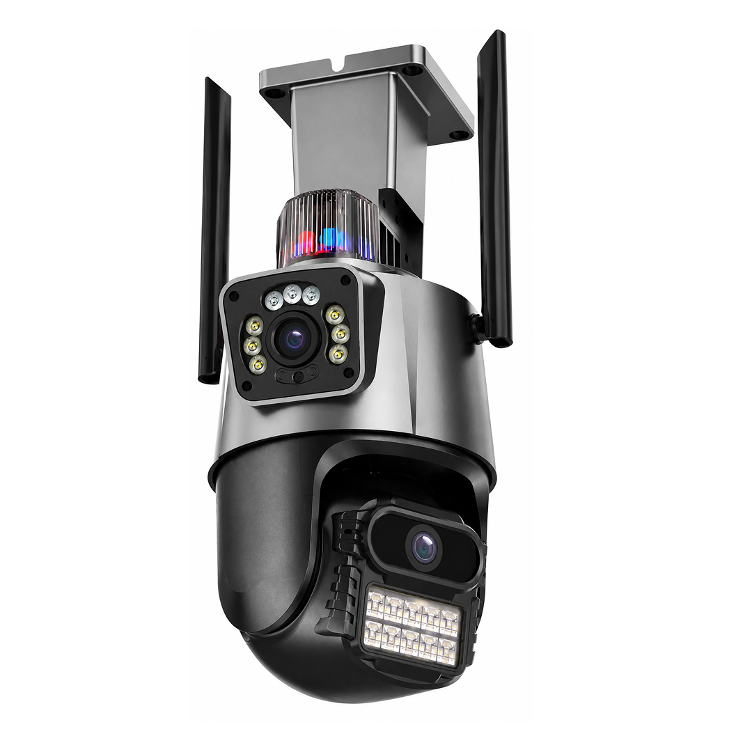Камера уличная поворотная Wi-Fi 8MP с сиреной Gwei Solution (1567) Камера уличная поворотная Wi-Fi 8MP с сиреной Gwei Solution (1567)