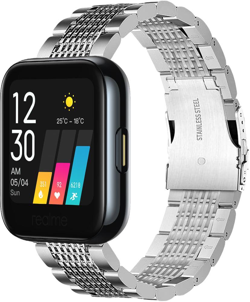 Ремешок металлический Gripix для Realme Watch Silver (41762-59) Ремешок металлический Gripix для Realme Watch Silver (41762-59)