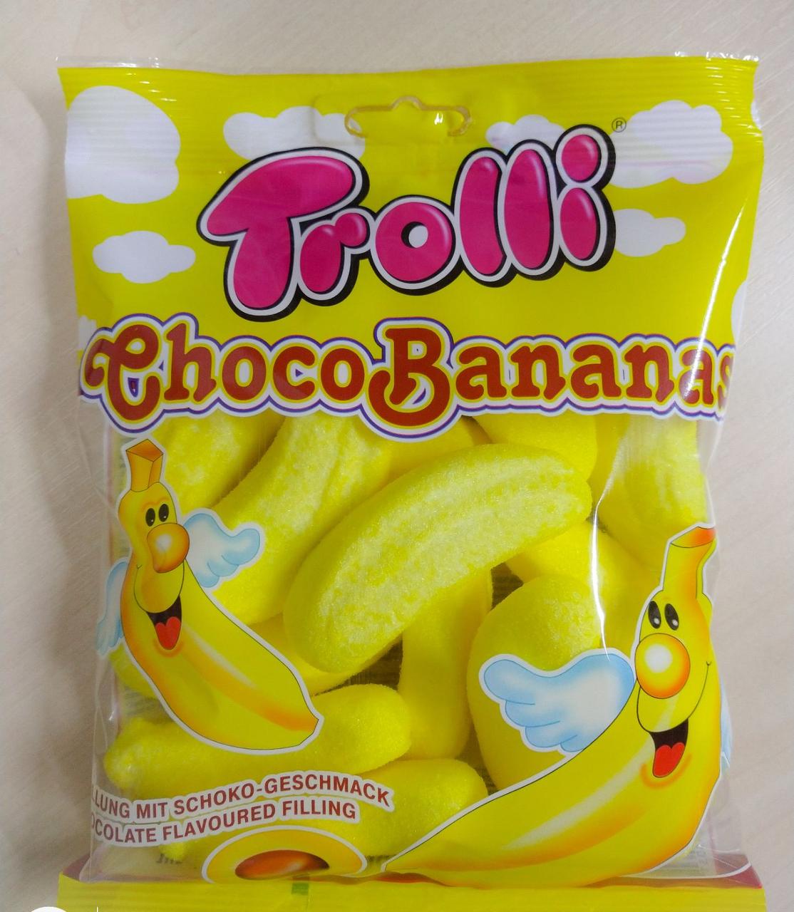 Маршмелоу з шоколадом Trolli ChocoBananas 150 г - фото 2