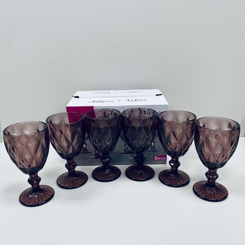 Набір келихів для вина A-PLUS 9051/2257 310 мл 6 шт. Purple Red (2380477908) - фото 5 Набір келихів для вина A-PLUS 9051/2257 310 мл 6 шт. Purple Red (2380477908) - фото 5