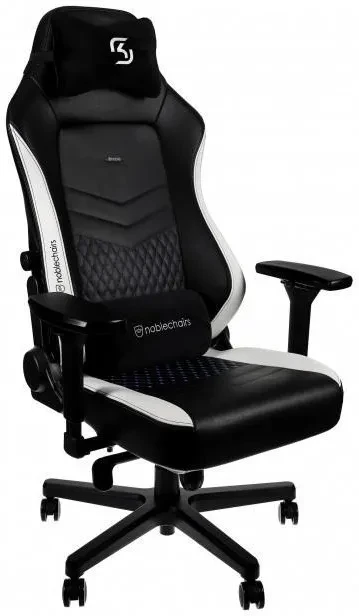 Комп'ютерне крісло геймерське Noblechairs HERO Gaming Чорний/Білий (66915588)