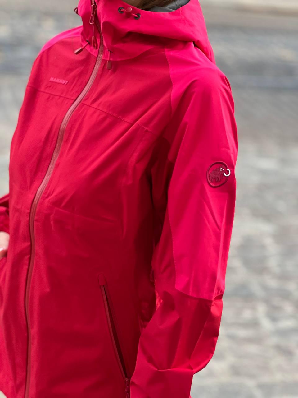 Куртка трекінгова жіноча Mammut Wenaha Gore-tex туристична на мембрані S Червоний (11711171) - фото 4 Куртка трекінгова жіноча Mammut Wenaha Gore-tex туристична на мембрані S Червоний (11711171) - фото 4