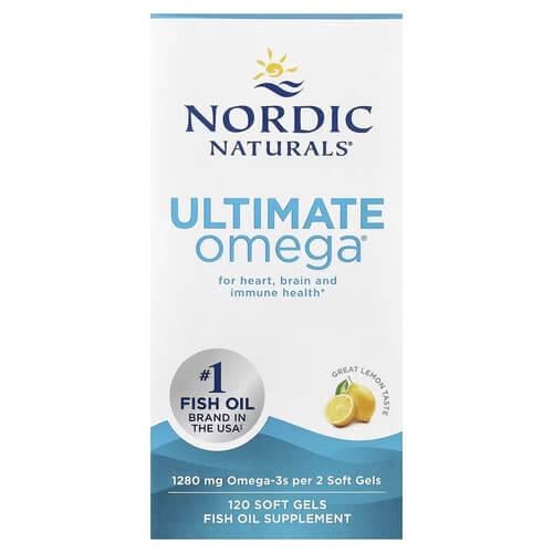 Омега-3 Nordic Naturals Ultimate Omega 1280 мг 120 жидких капс. (NOR-02790)