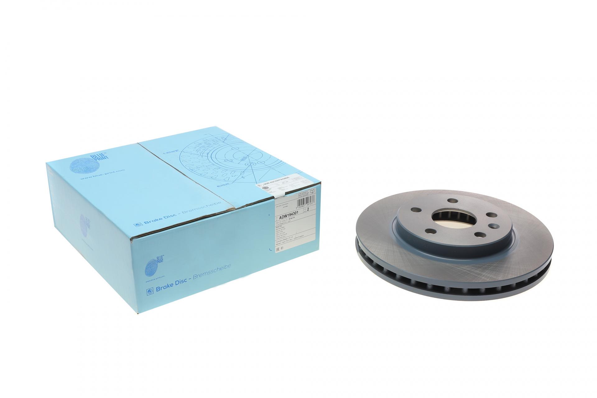 Диск тормозной передний BLUE PRINT для Opel Insignia A 08-296x30 мм (ADW194301)