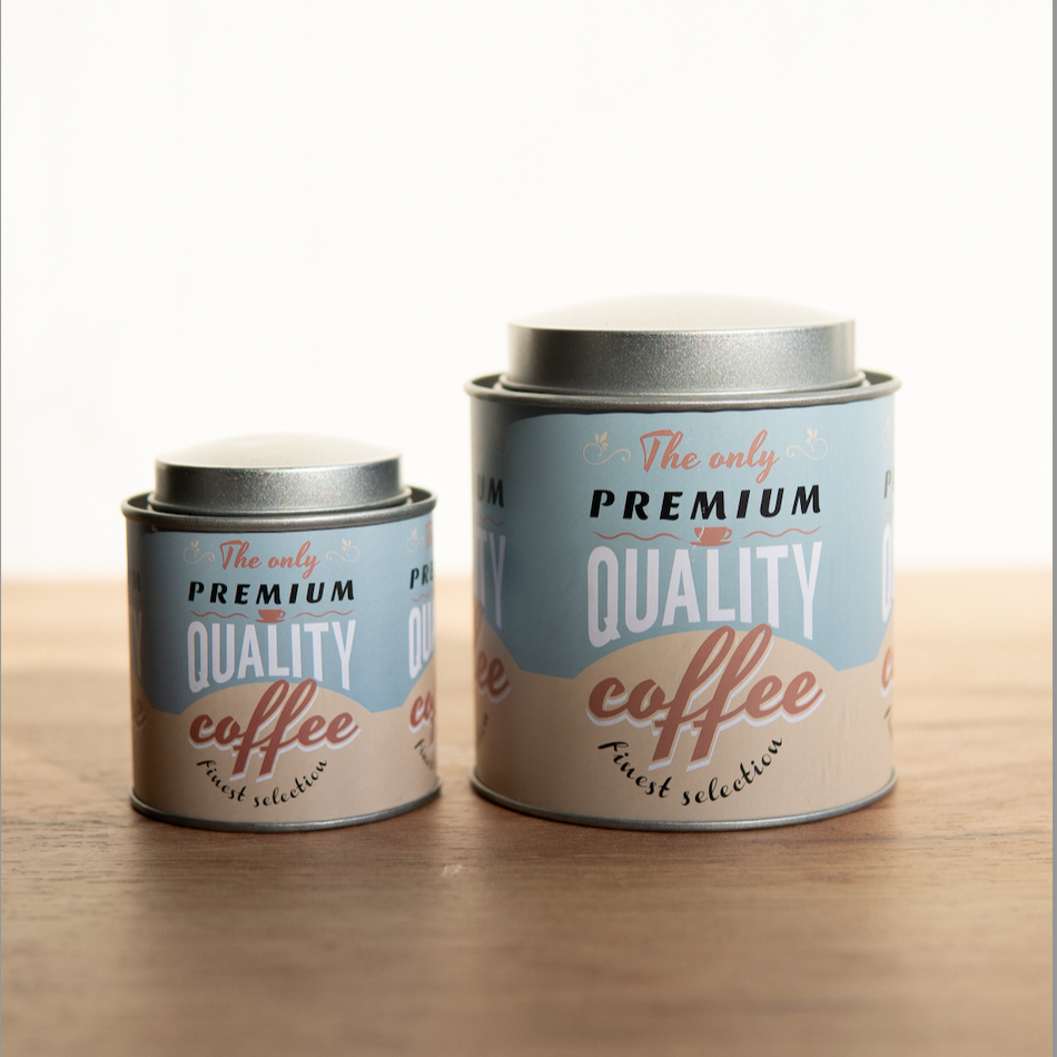 Набор банок металлических Время для чашечки кофе 2 шт. (28767390)